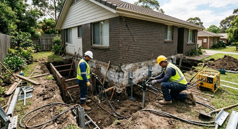 Foundation Pier Repair in Columbus, OH